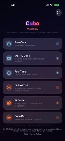 Cube: 3x3 Cube Solver — iPhone 截图 1