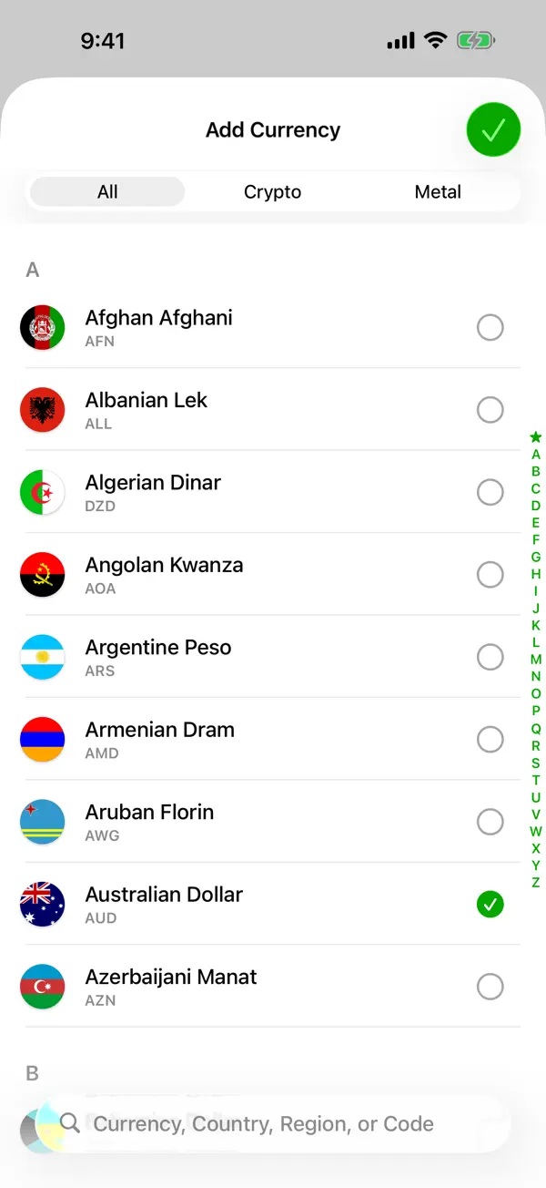 Currency — iPhone スクリーンショット 5
