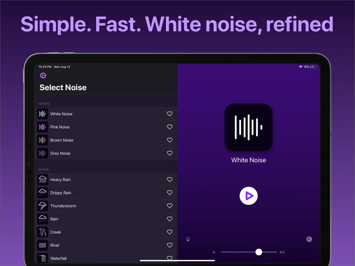 Dark Noise — iPad スクリーンショット 1