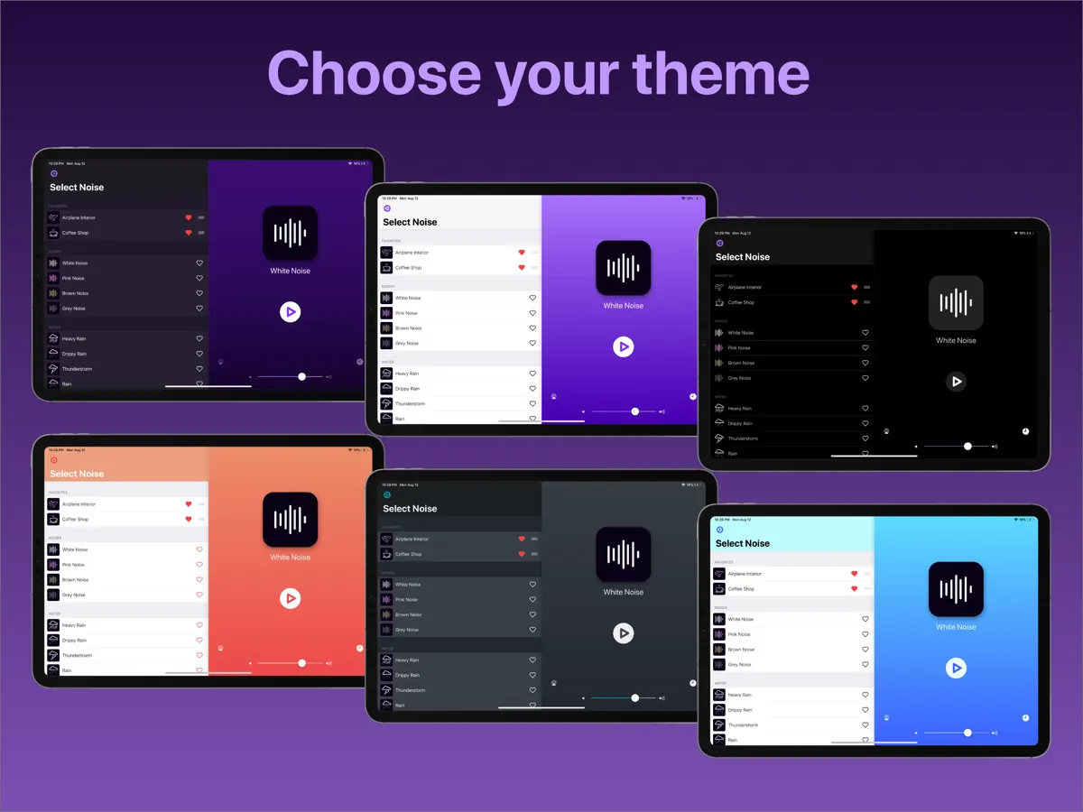 Dark Noise — iPad screenshots 6