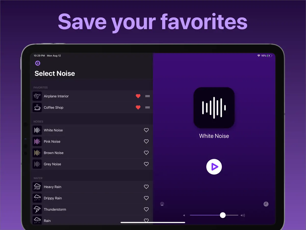 Dark Noise — iPad screenshots 8
