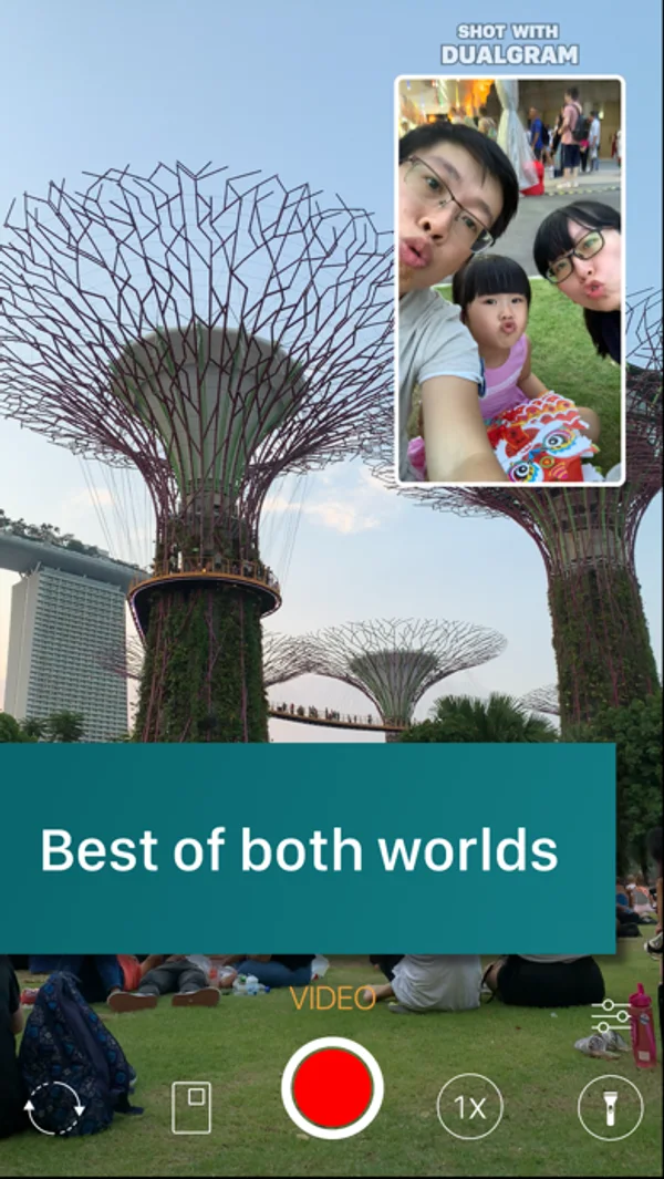 Dualgram Pro: Film both sides — iPhone screenshots 1