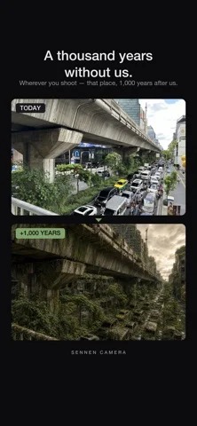 Dystopia Camera − 1000 Years — iPhone スクリーンショット 1