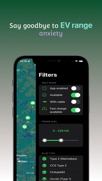 EV Charge Stations Map — iPhone 截图 2