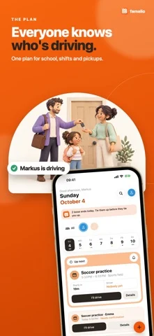 Famalio: Family Calendar — iPhone 스크린샷 1