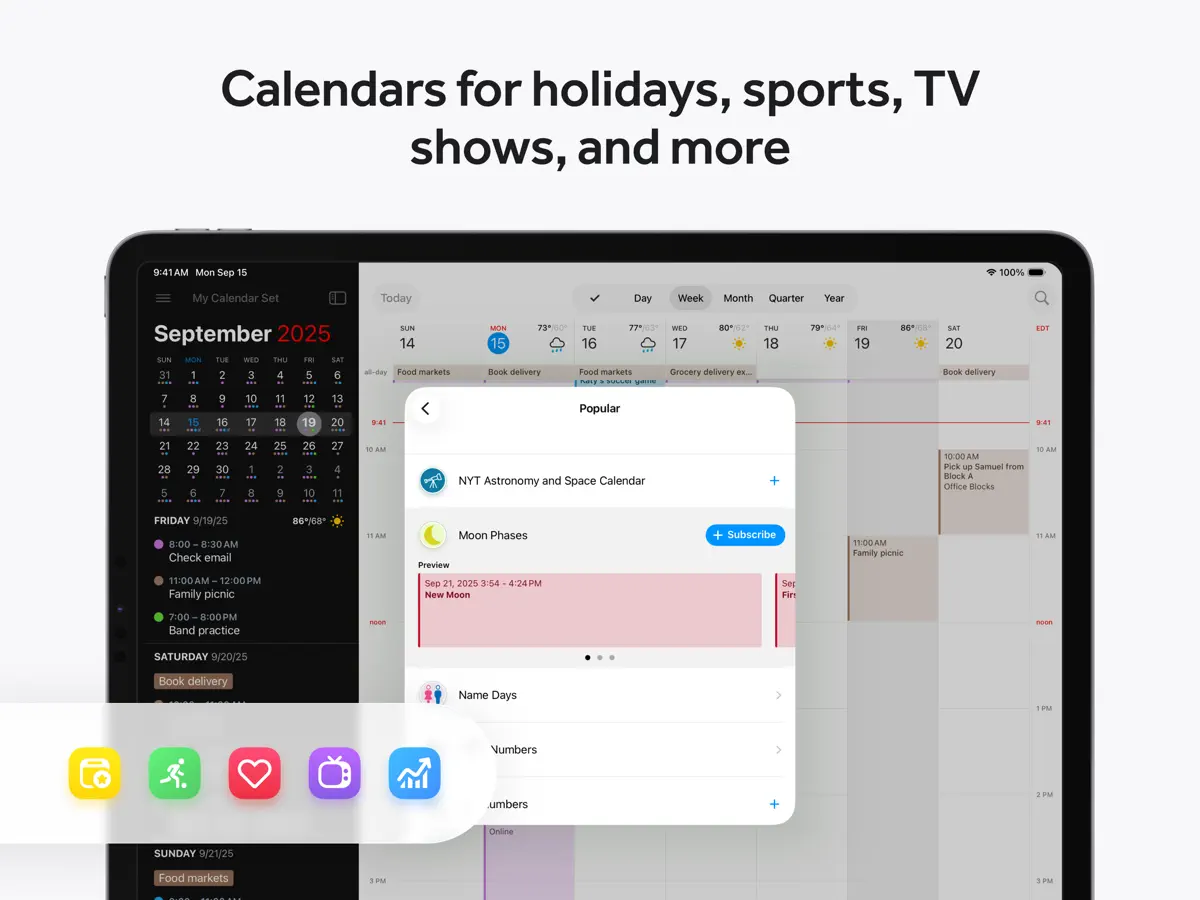 Fantastical — iPad スクリーンショット 5
