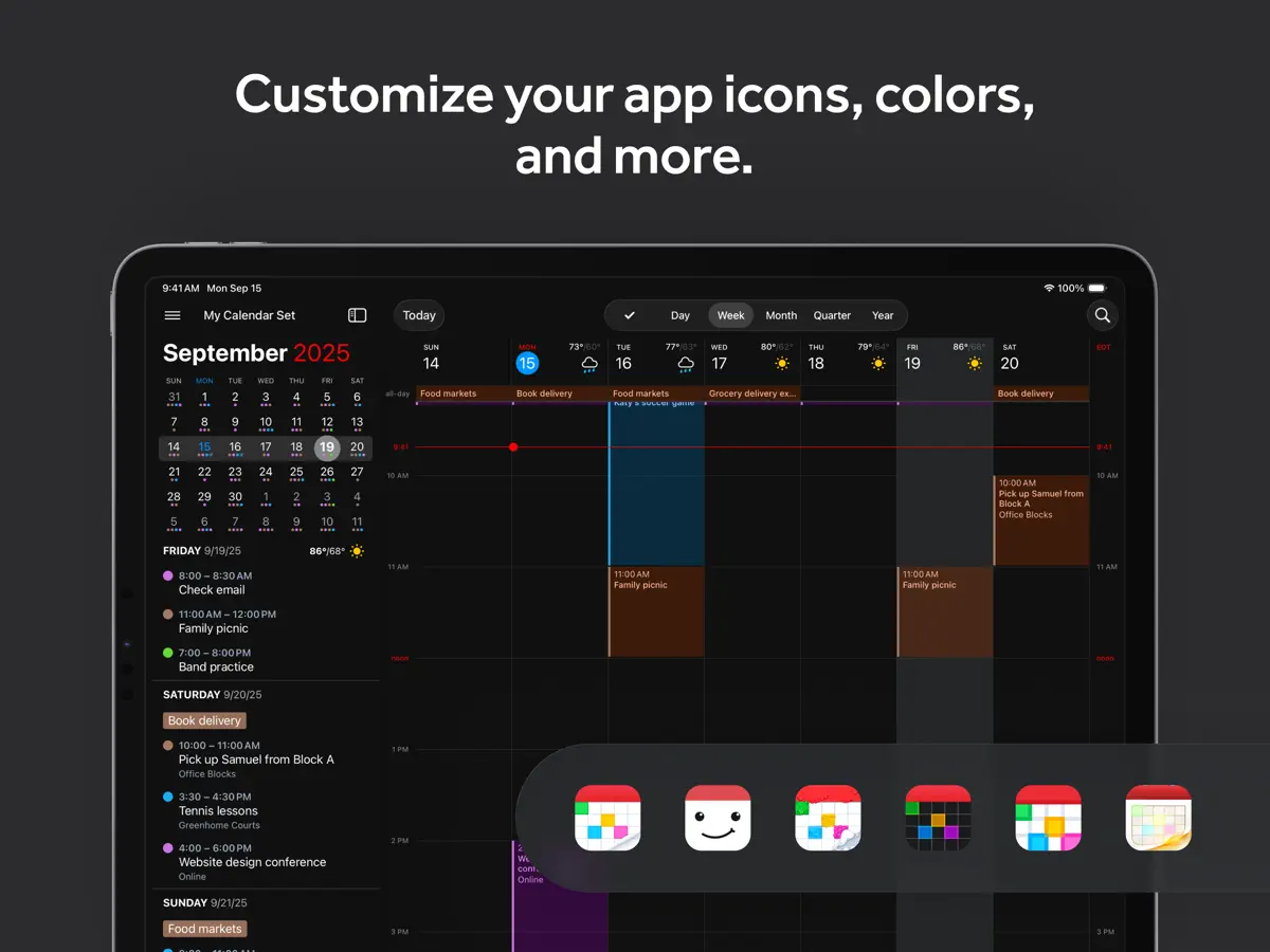 Fantastical — iPad screenshots 7