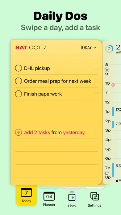 Finalist: Daily Planner — iPhone screenshots 1