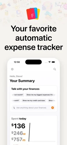Finma - AI Finance Tracker — iPhone screenshots 1