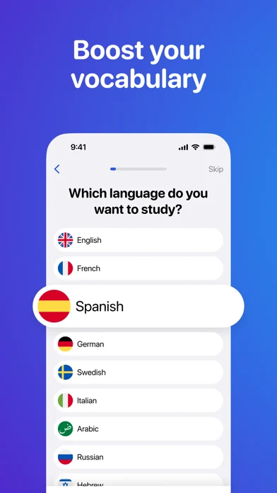 Flexi: Vocabulary Flashcards — iPhone スクリーンショット 1