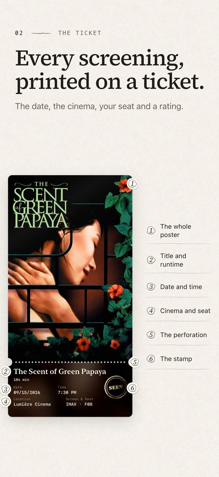 Flicit: Movie Diary & Tickets — iPhone screenshots 2