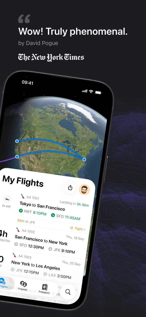 Flighty — iPhone screenshots 2