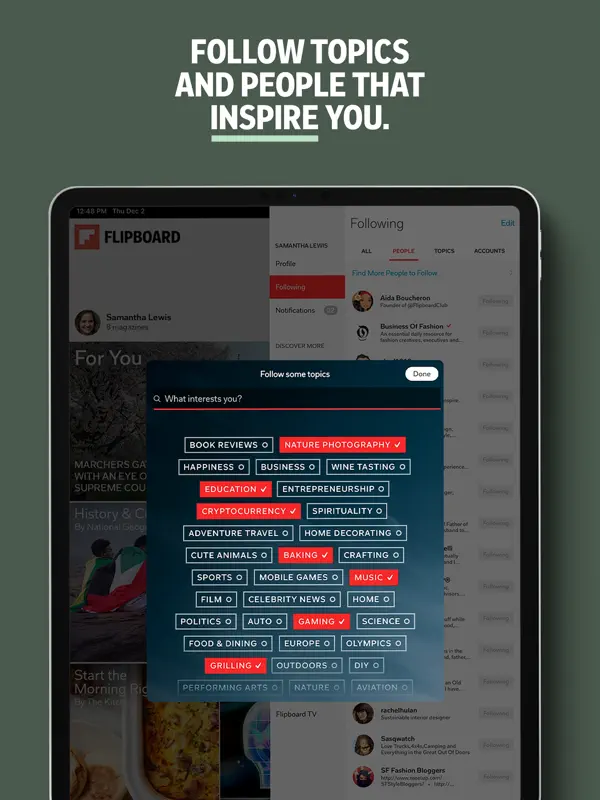Flipboard — iPad スクリーンショット 3
