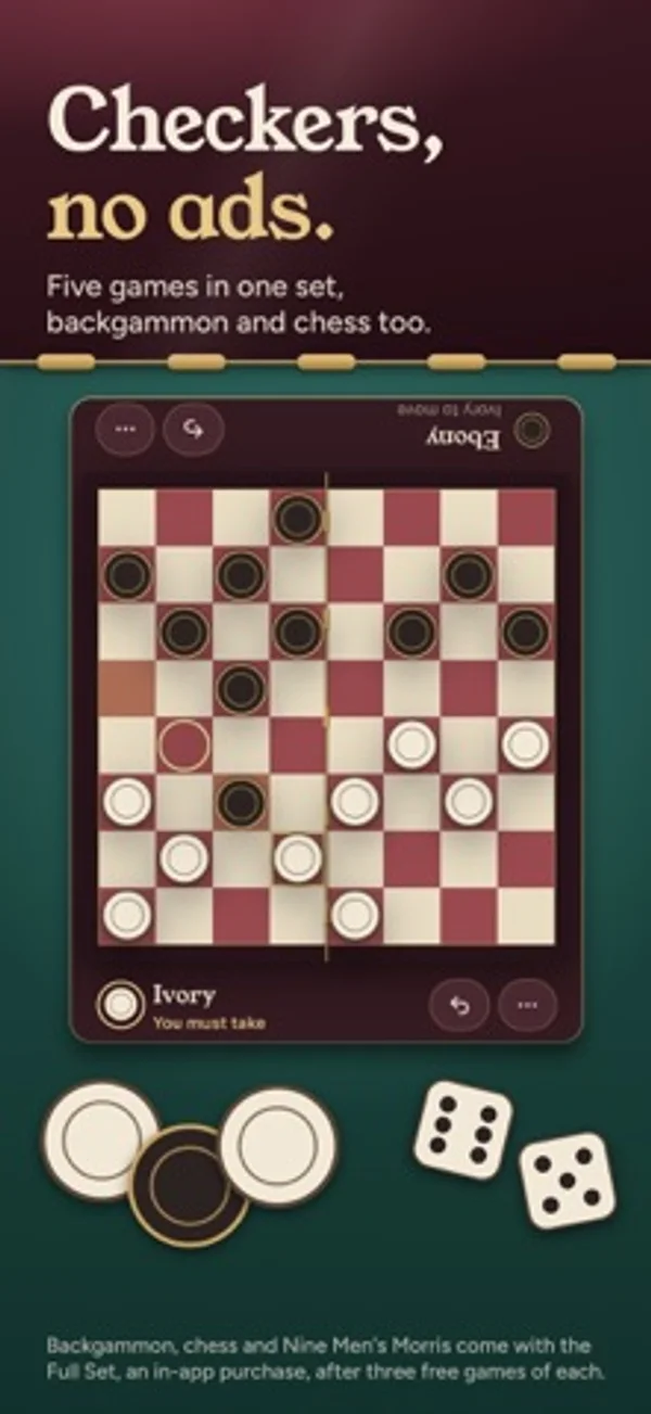 Fold & Play: Checkers — iPhone screenshots 1