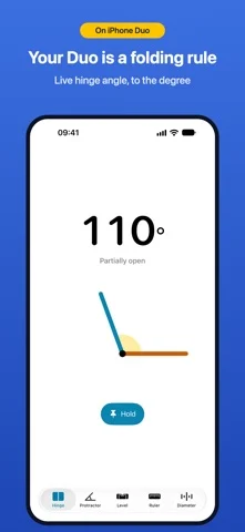 Foldmeter: Hinge Angle & Ruler — iPhone screenshots 1
