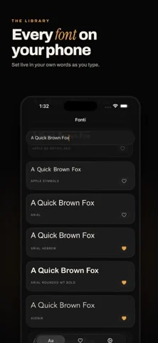 Fonti: Find Your Type. — iPhone スクリーンショット 1
