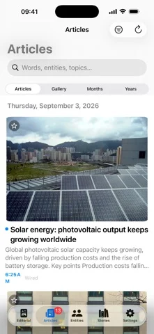 fornews.ai — AI news digest — iPhone screenshots 1