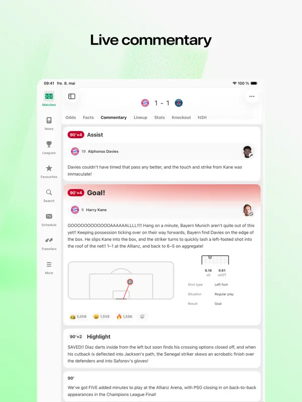 FotMob — iPad screenshots 3