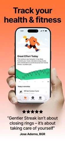 Gentler Streak Workout Tracker — iPhone スクリーンショット 1
