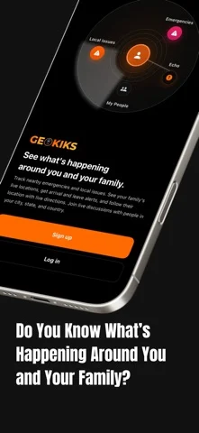 GeoKiks: Family & Local Safety — iPhone screenshots 1