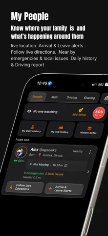 GeoKiks: Family & Local Safety — iPhone screenshots 2