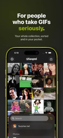GIFwrapped — iPhone screenshots 1