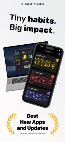Goal & Habit Tracker Grid — iPhone screenshots 1