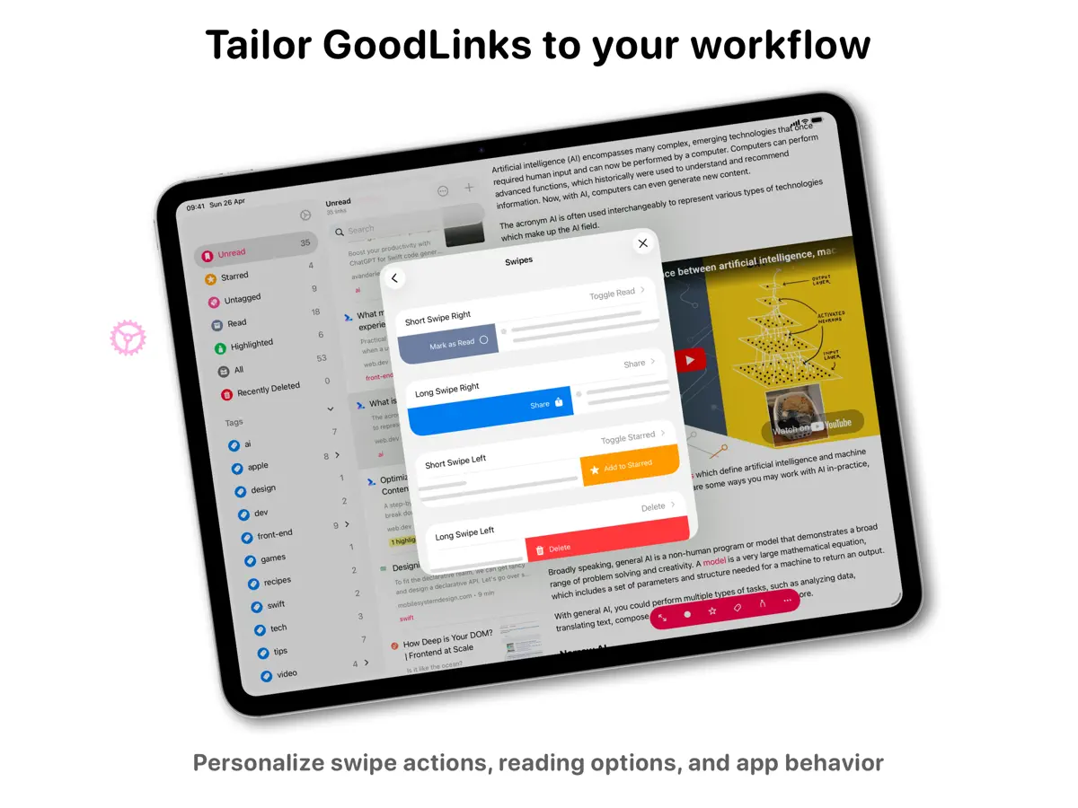GoodLinks — iPad screenshots 9