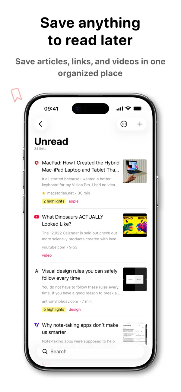GoodLinks — iPhone 截图 1
