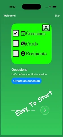 Greeting Tracker — iPhone 截图 2