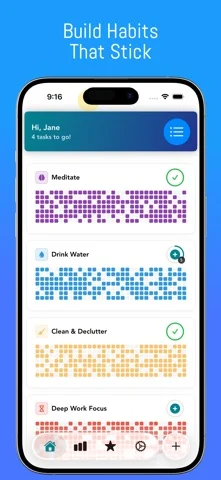 Habit Tracker - HabitPath — iPhone screenshots 1