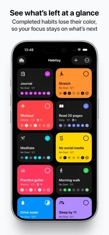 Habit Tracker: Habitsy — iPhone screenshots 2