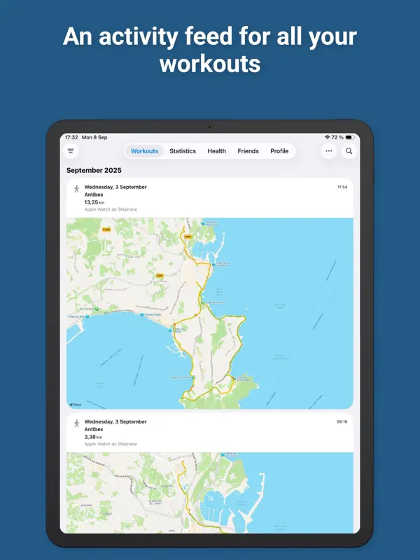 HealthFit — iPad スクリーンショット 1