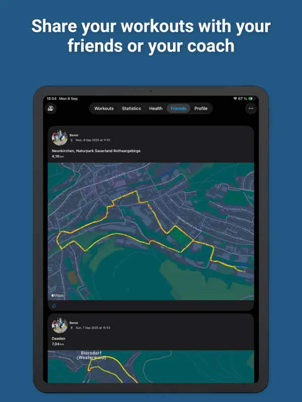 HealthFit — iPad screenshots 2