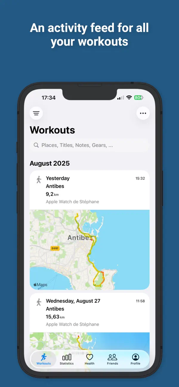 HealthFit — iPhone screenshots 1