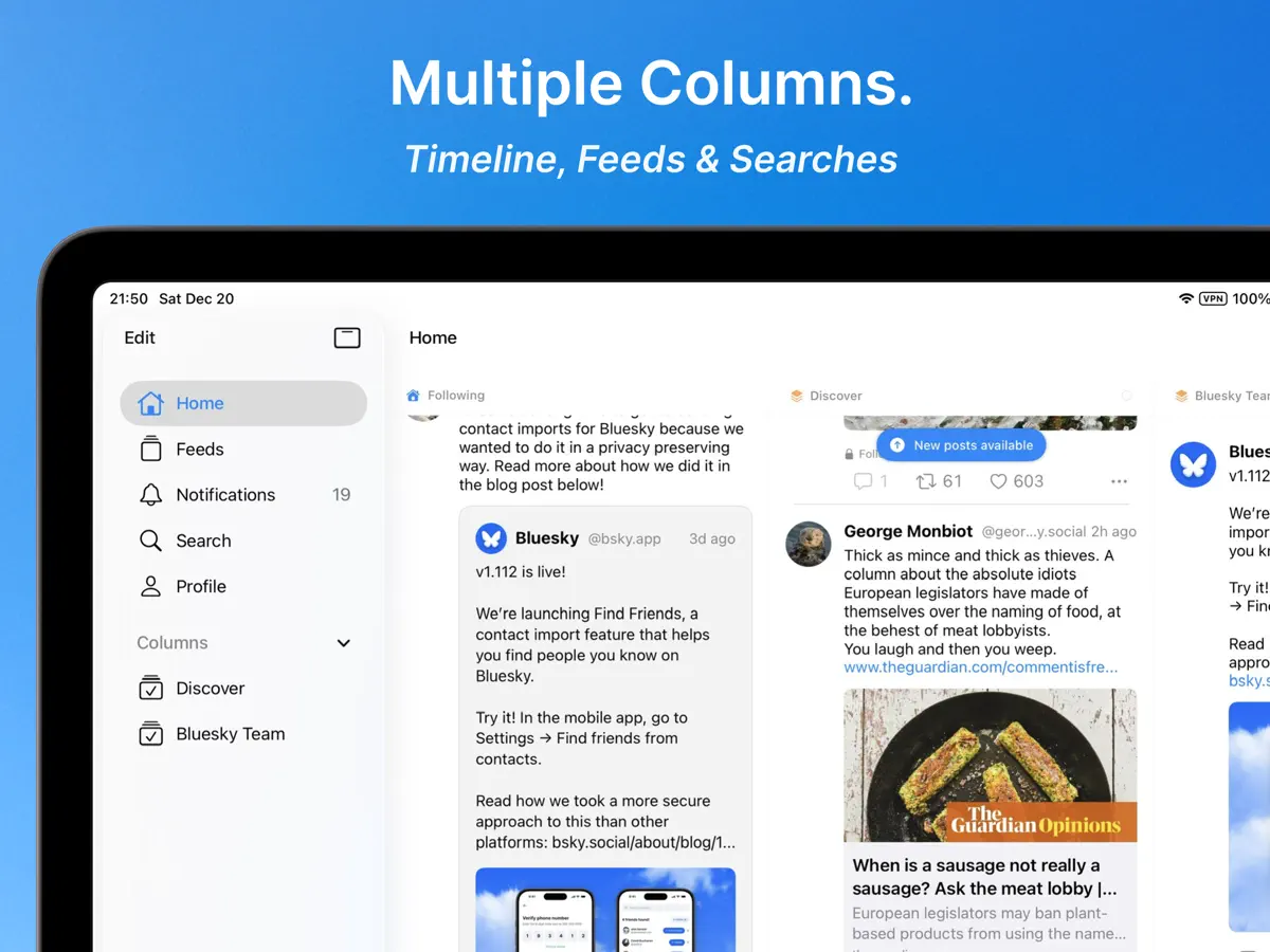 Helico for Bluesky — iPad screenshots 2