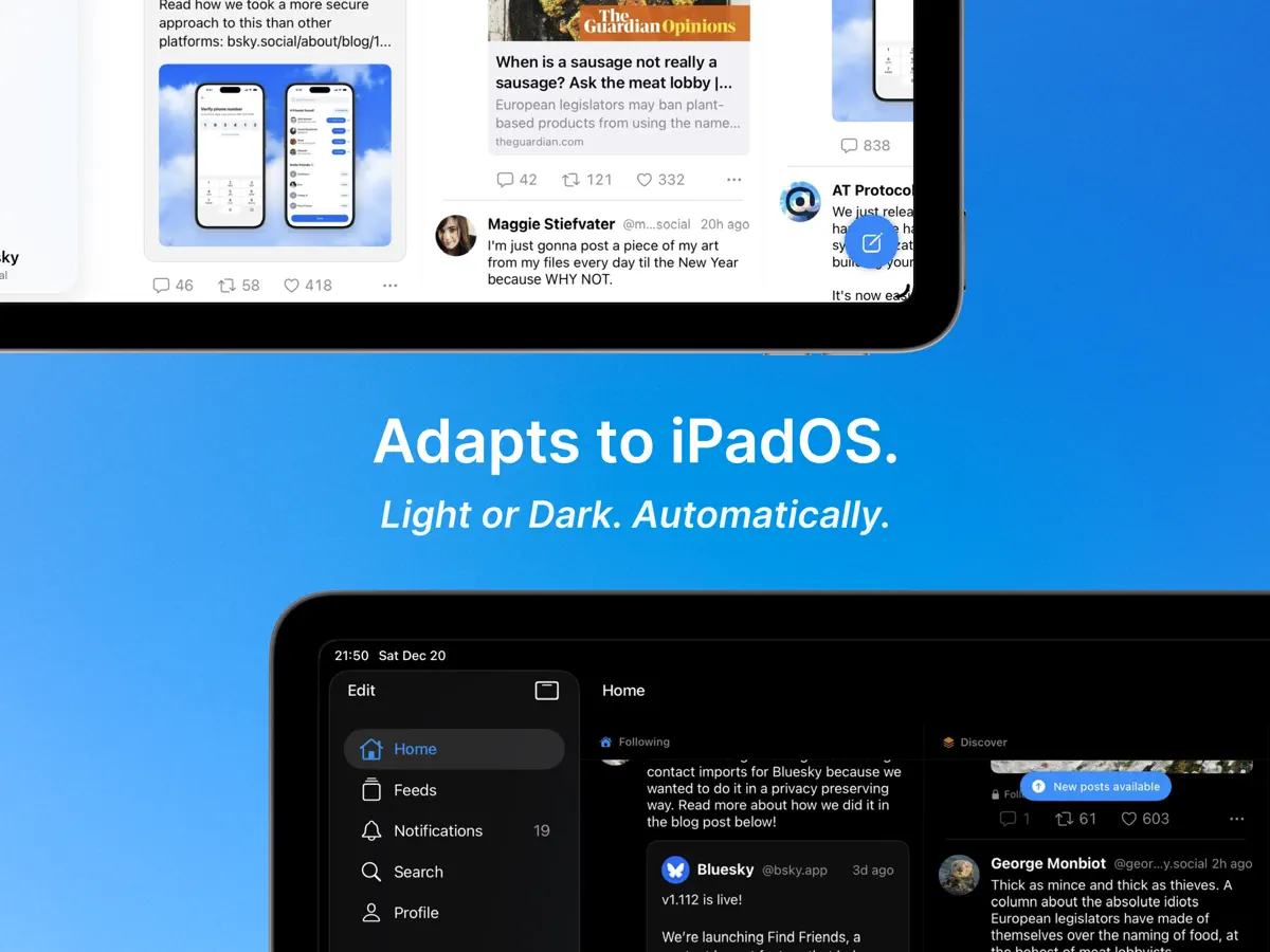 Helico for Bluesky — iPad 截图 3