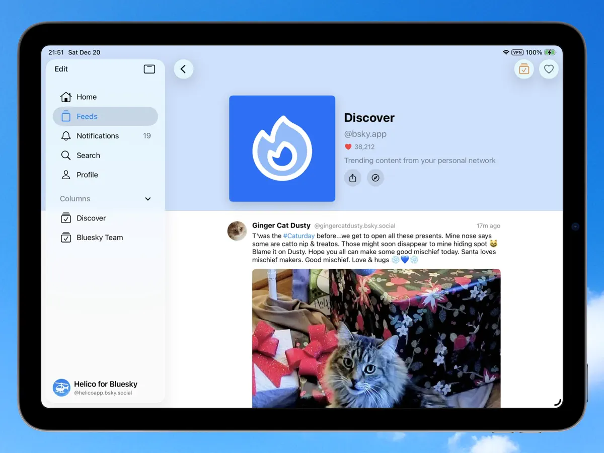 Helico for Bluesky — iPad screenshots 5