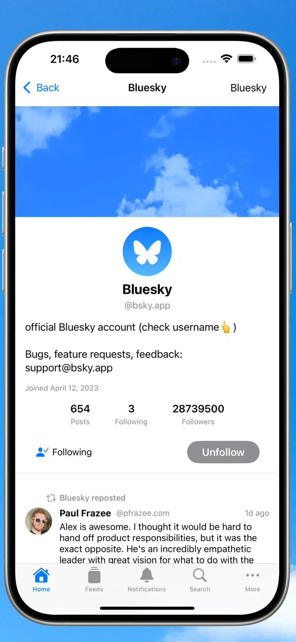 Helico for Bluesky — iPhone screenshots 2