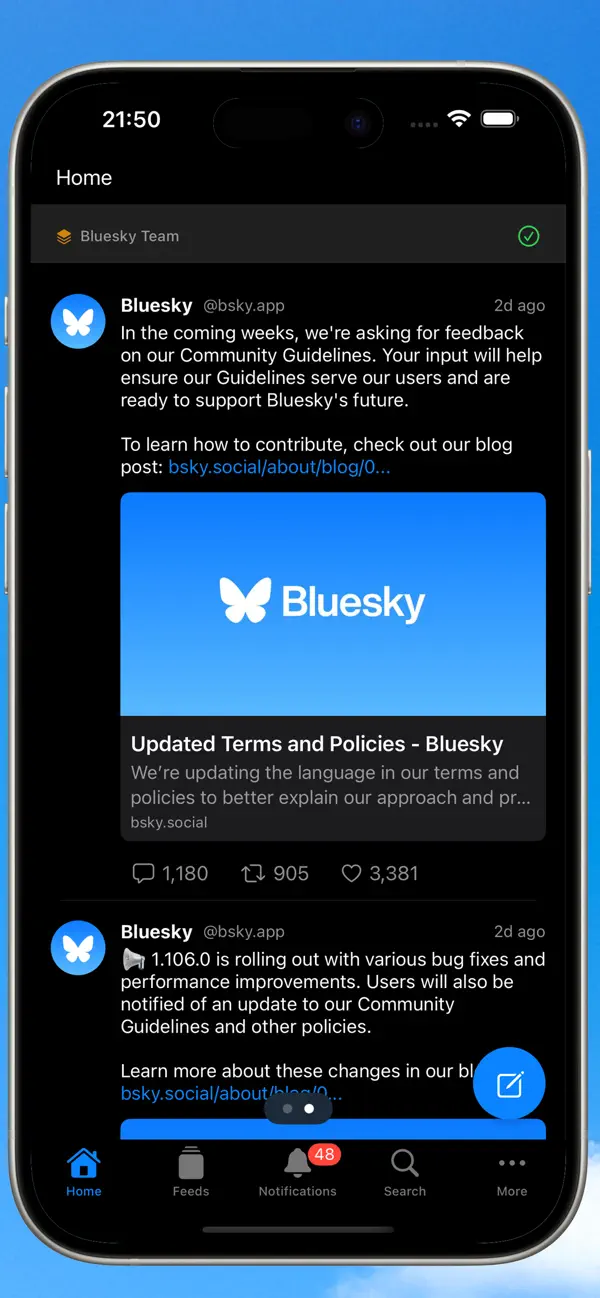 Helico for Bluesky — iPhone screenshots 3