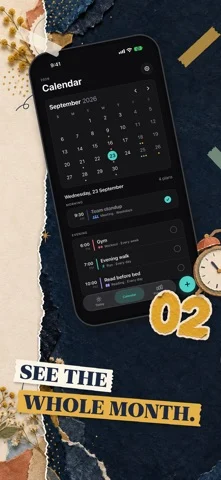 Hourfold: Calm Calendar — iPhone スクリーンショット 2