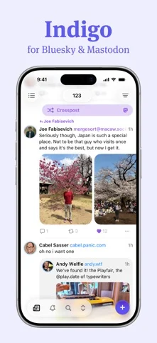 Indigo for Bluesky & Mastodon — iPhone screenshots 1