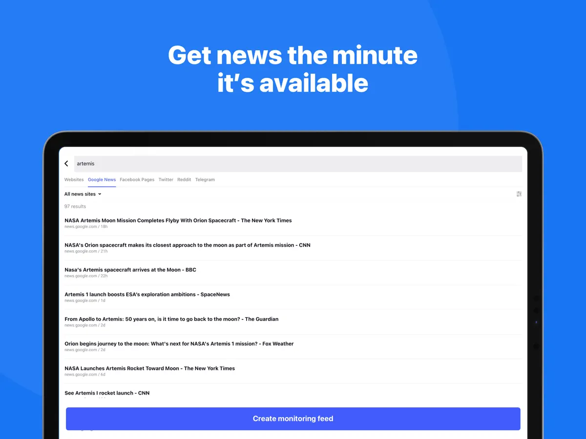Inoreader — iPad screenshots 2