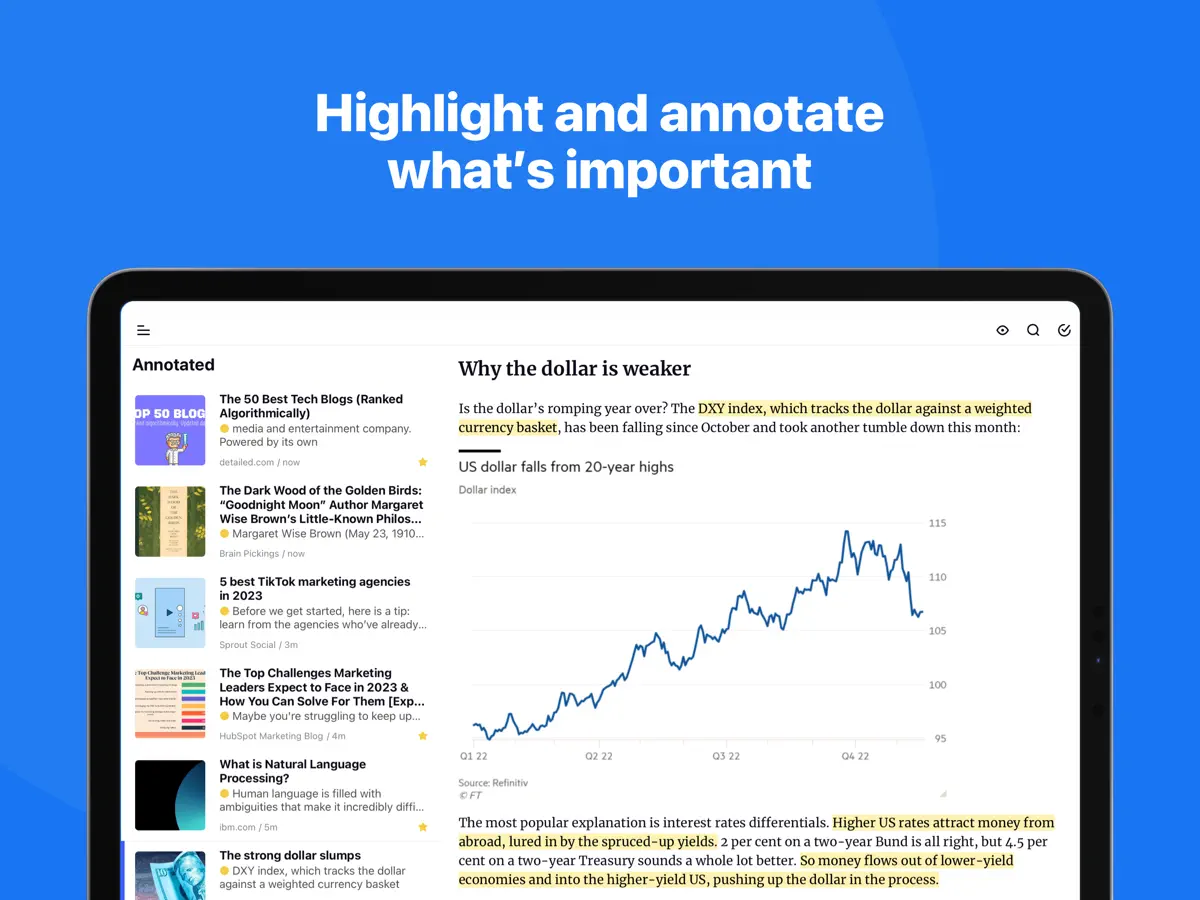 Inoreader — iPad screenshots 7