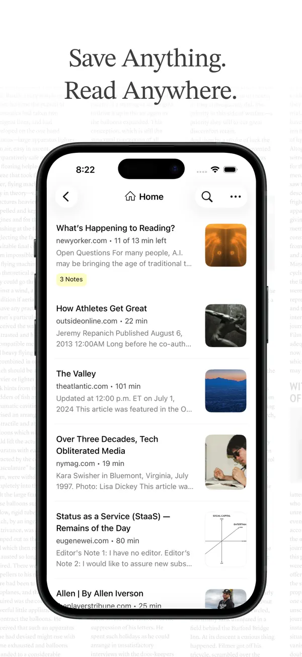 Instapaper — iPhone screenshots 1