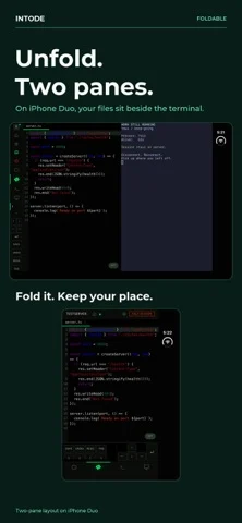Intode - Mobile SSH IDE — iPhone screenshots 2