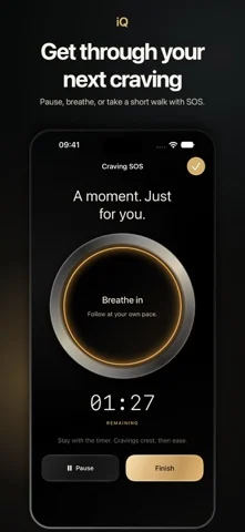 iQ: Quit Smoking Tracker — iPhone 스크린샷 2