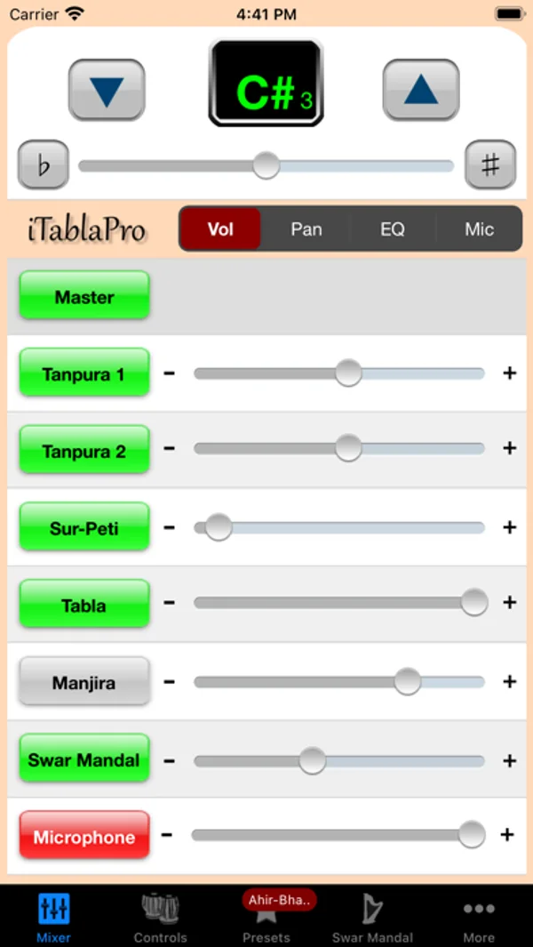 iTablaPro — iPhone screenshots 1