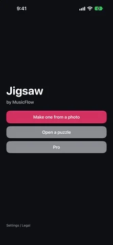 Jigsaw: Photo Puzzle Maker — iPhone 스크린샷 1