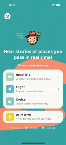 JollyTango: Road Trip Stories — iPhone screenshots 1